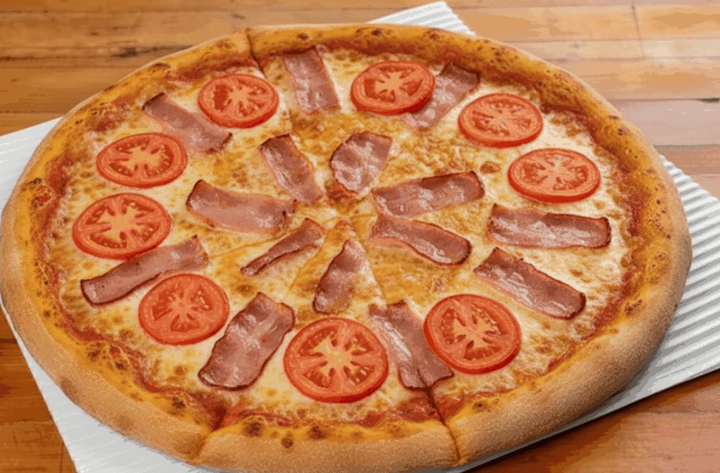 BBQ chicken pizza with sweet barbecue sauce in Douglasdale, Calgary